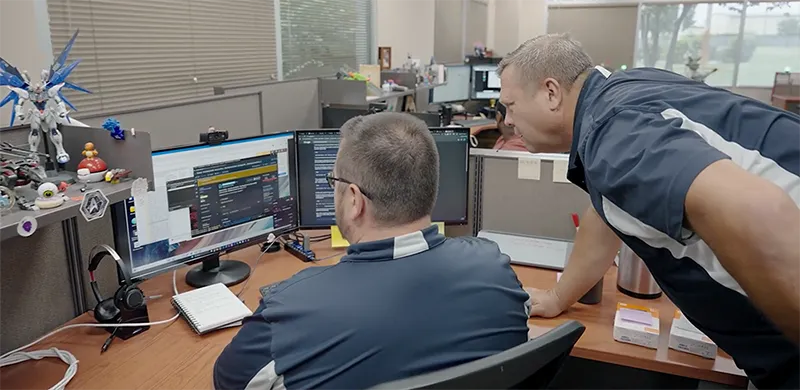 MITS techs working on a solution